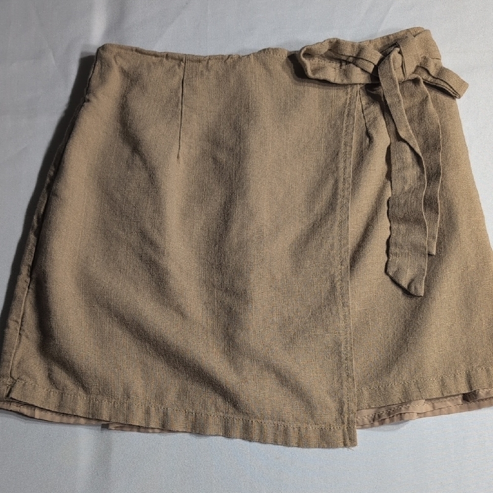 Shein Tan Mini Skirt Size XS